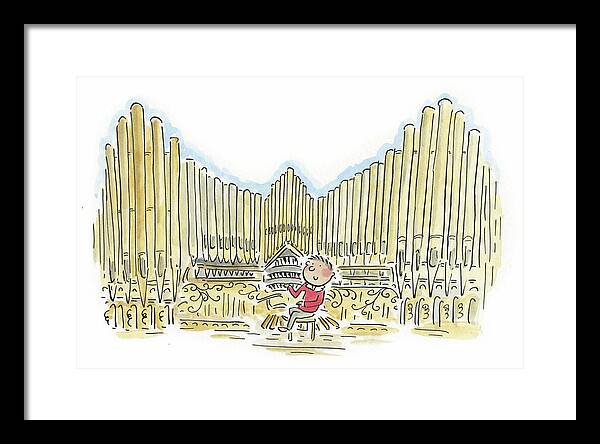 Organist 1 - Framed Print