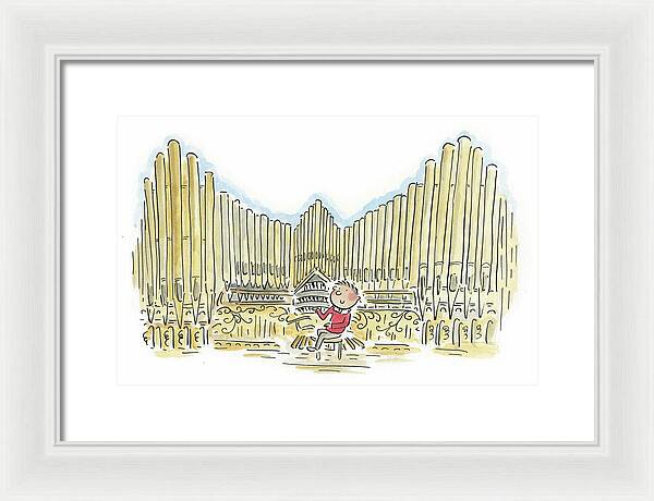 Organist 1 - Framed Print
