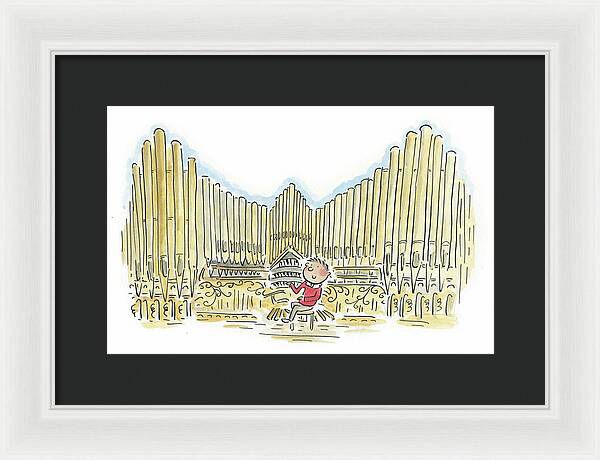 Organist 1 - Framed Print