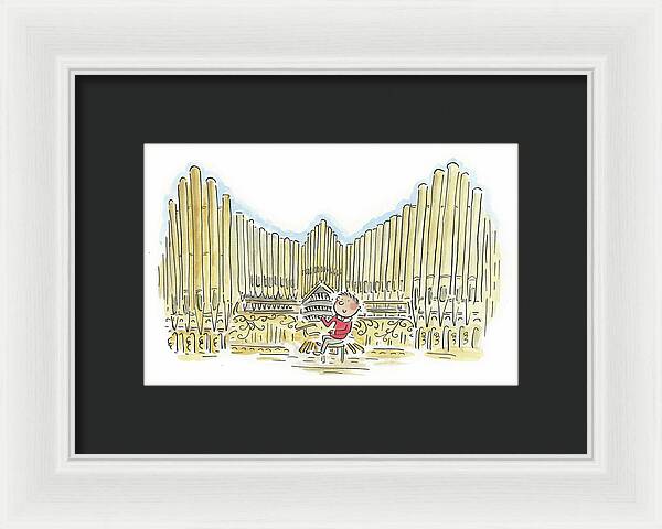 Organist 1 - Framed Print