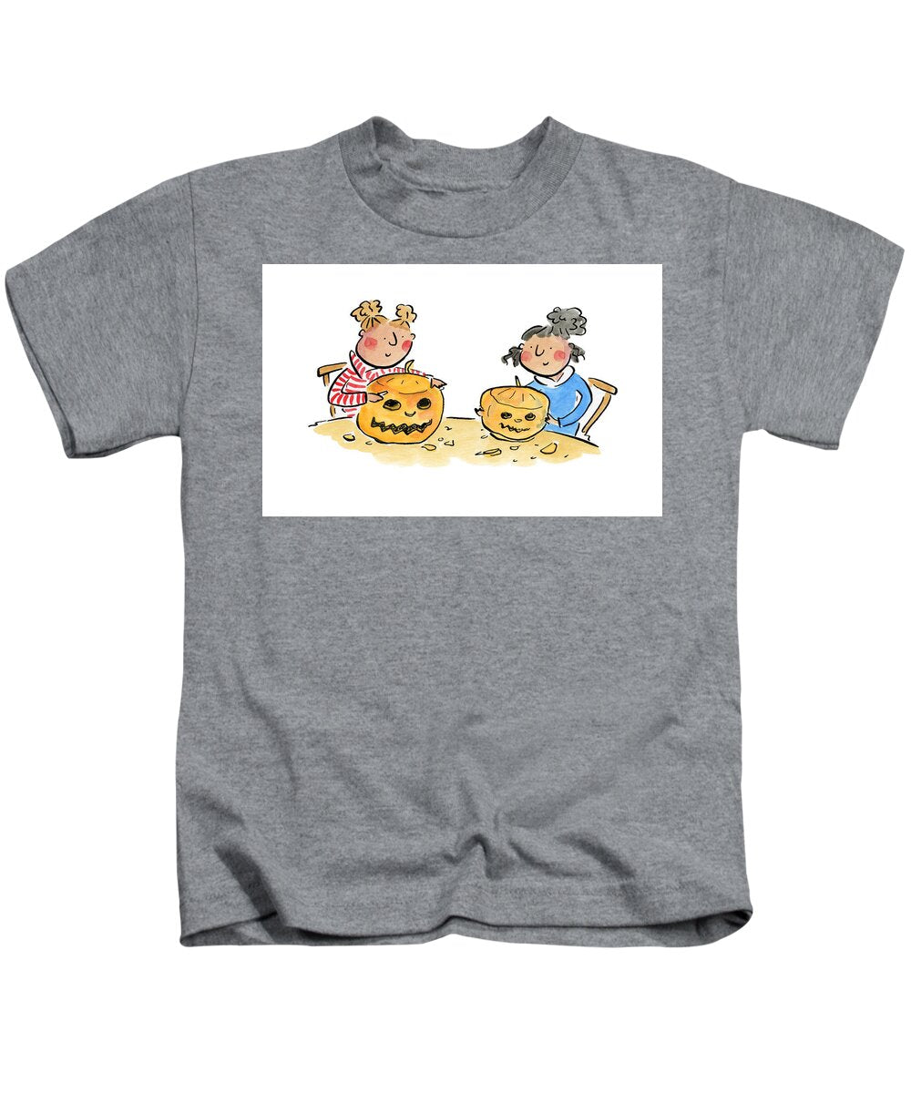 Pumpkin Carving 1 - Kids T-Shirt