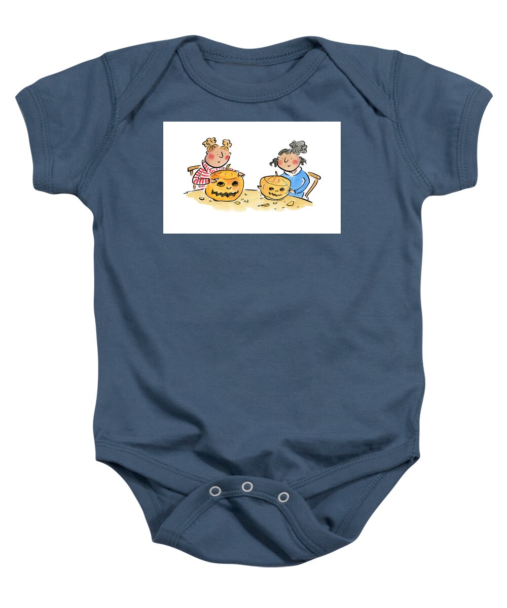 Pumpkin Carving 1 - Baby Onesie