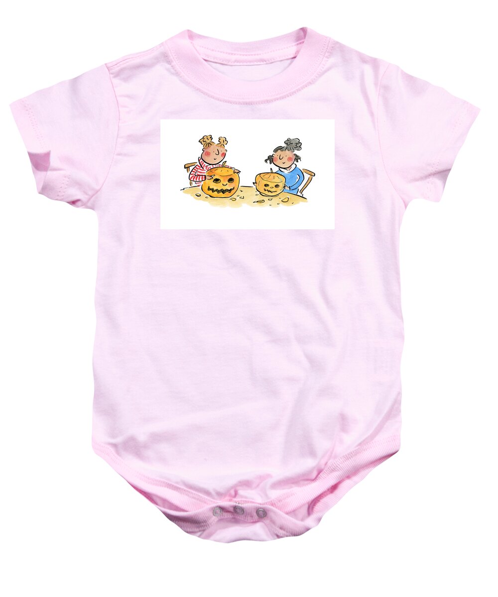 Pumpkin Carving 1 - Baby Onesie