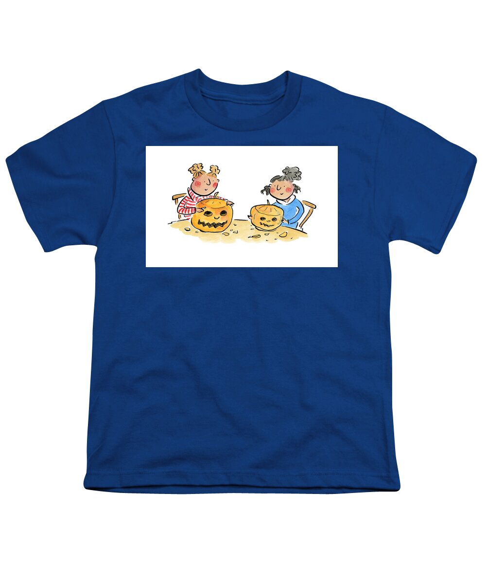 Pumpkin Carving 1 - Youth T-Shirt