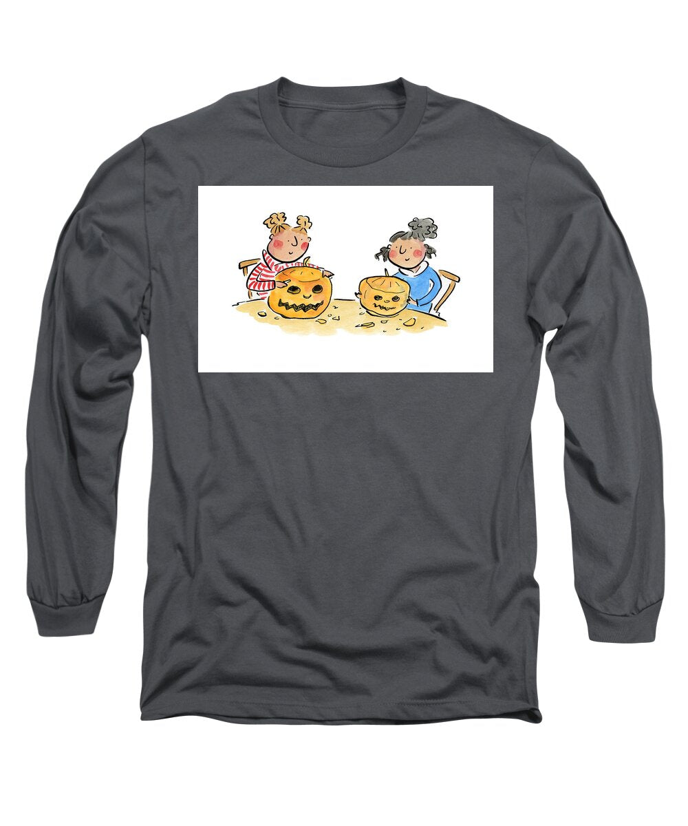 Pumpkin Carving 1 - Long Sleeve T-Shirt