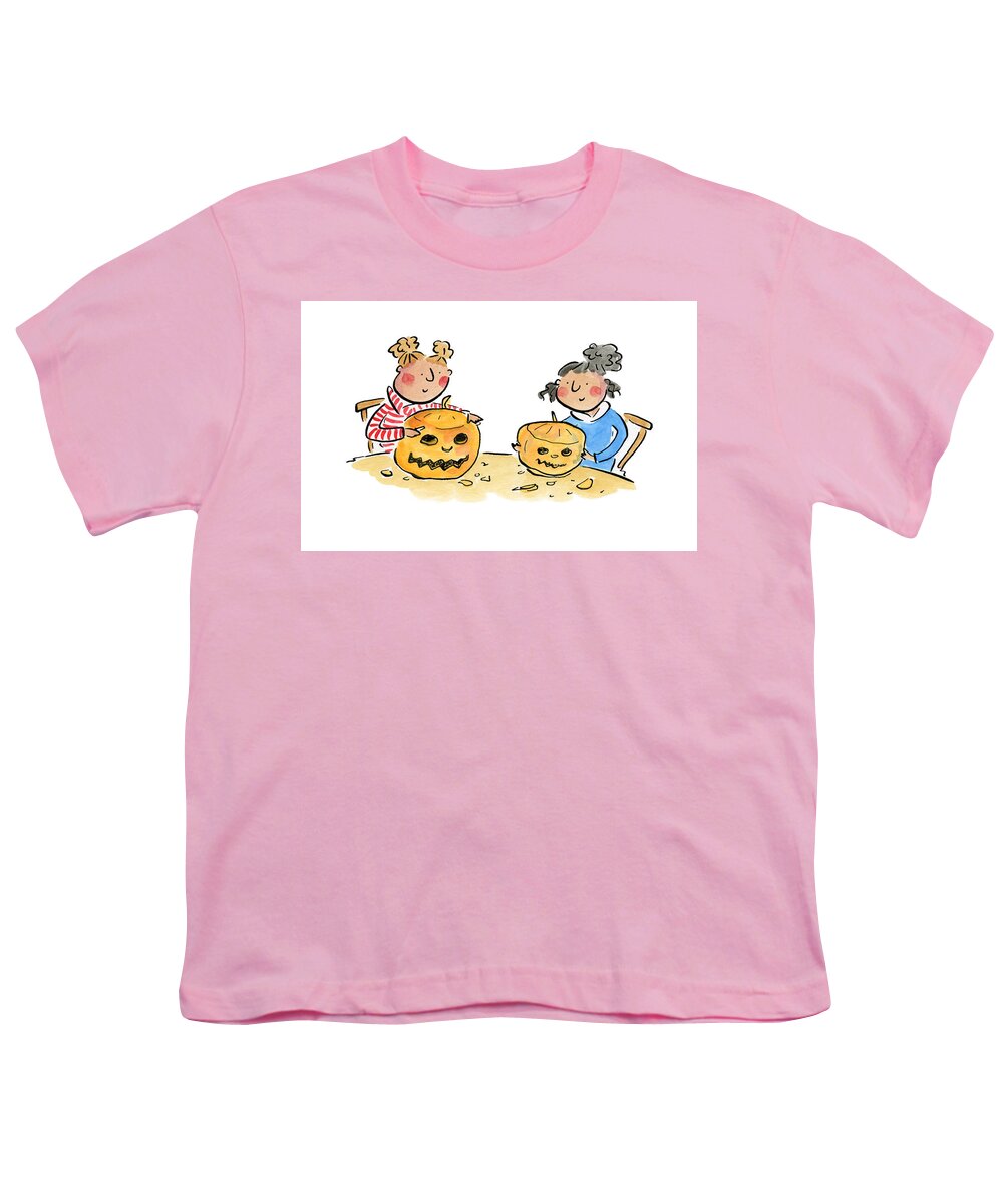 Pumpkin Carving 1 - Youth T-Shirt