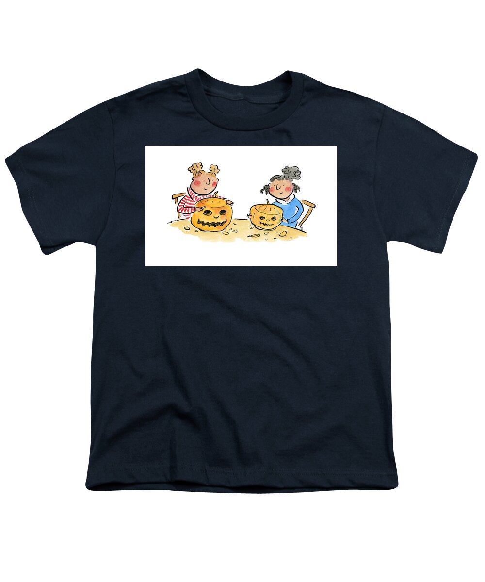 Pumpkin Carving 1 - Youth T-Shirt