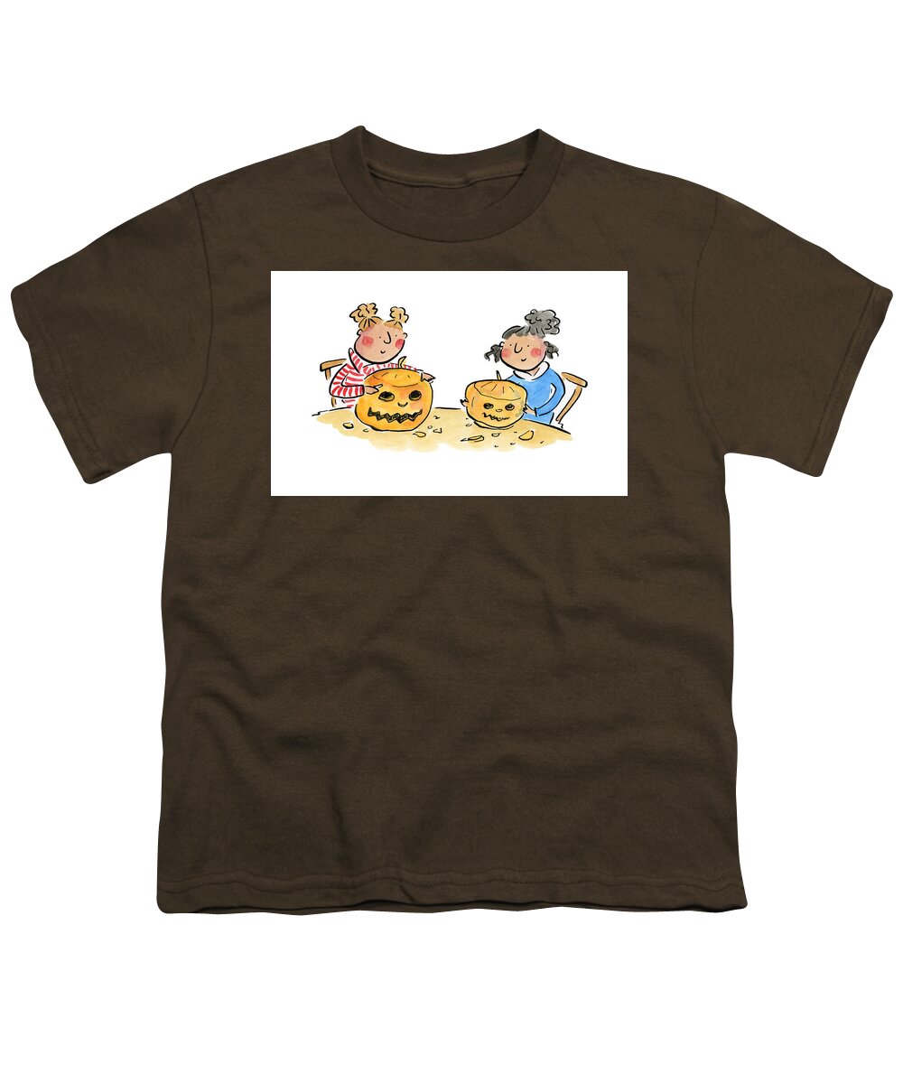 Pumpkin Carving 1 - Youth T-Shirt