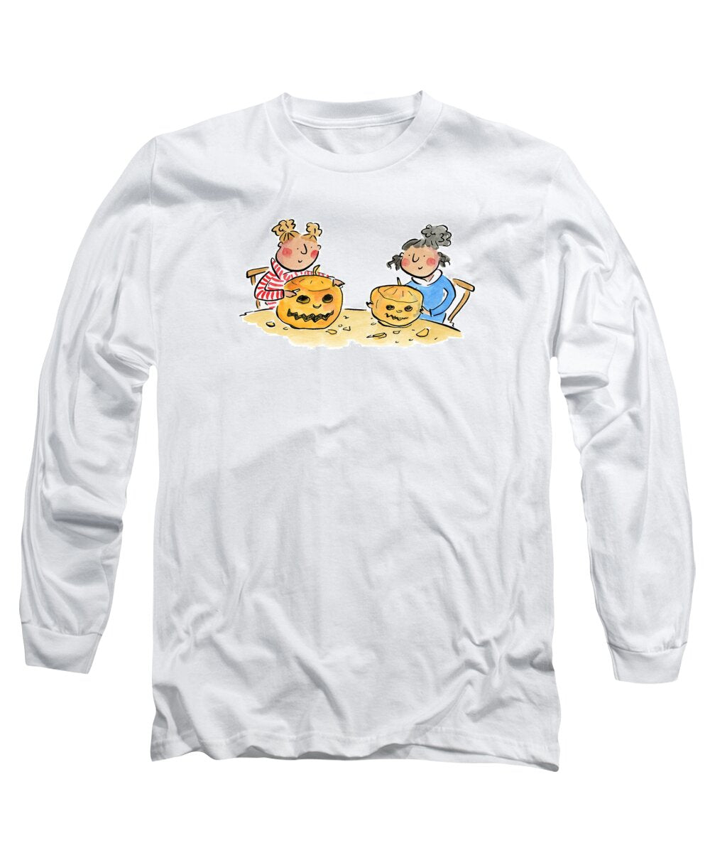 Pumpkin Carving 1 - Long Sleeve T-Shirt