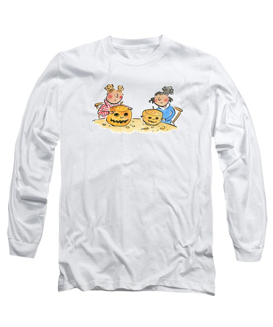 Pumpkin Carving 1 - Long Sleeve T-Shirt