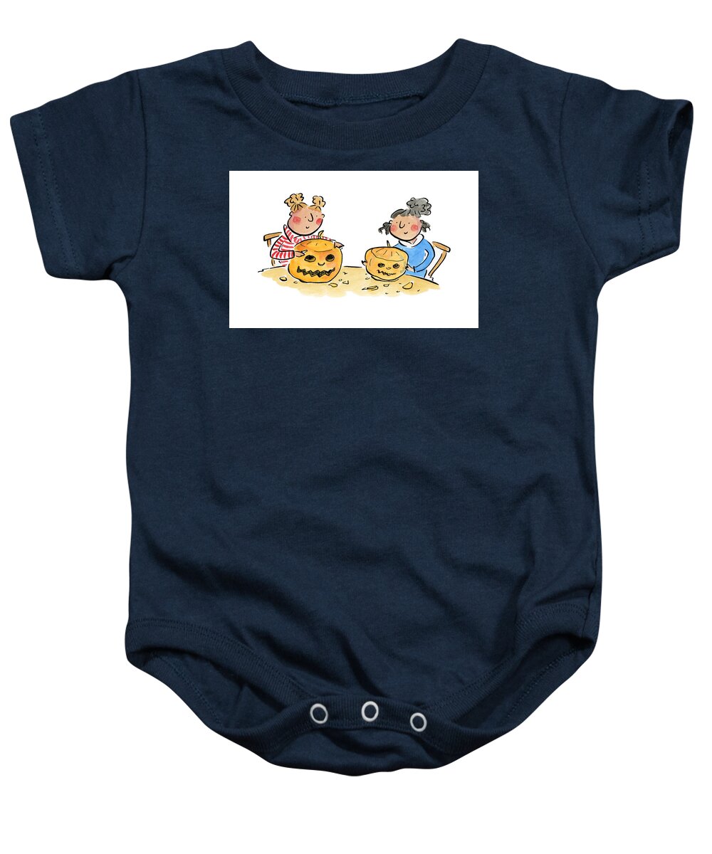 Pumpkin Carving 1 - Baby Onesie