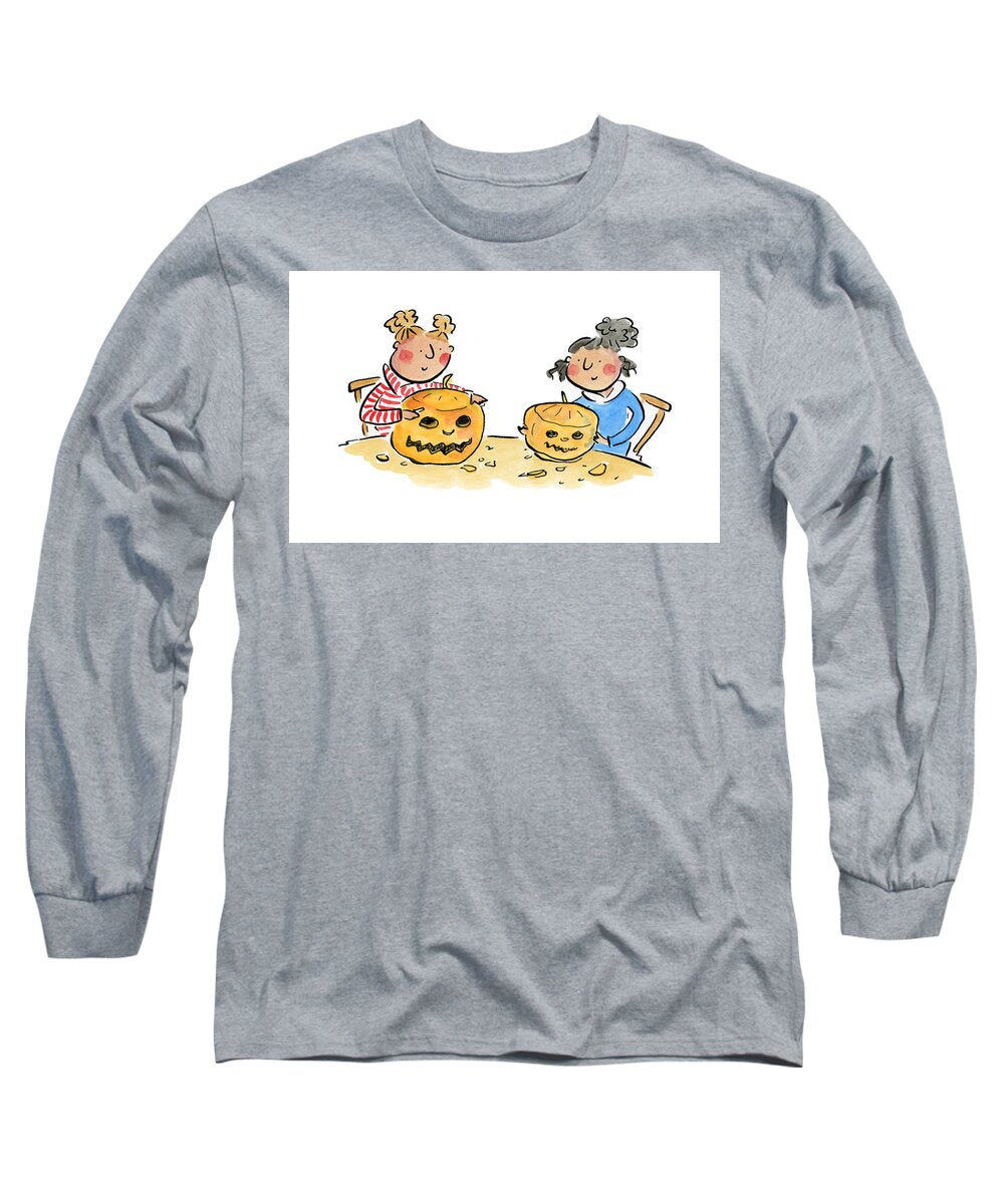 Pumpkin Carving 1 - Long Sleeve T-Shirt