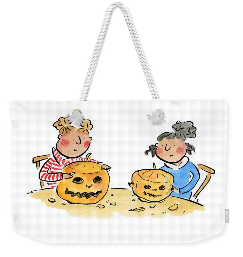 Pumpkin Carving 1 - Weekender Tote Bag