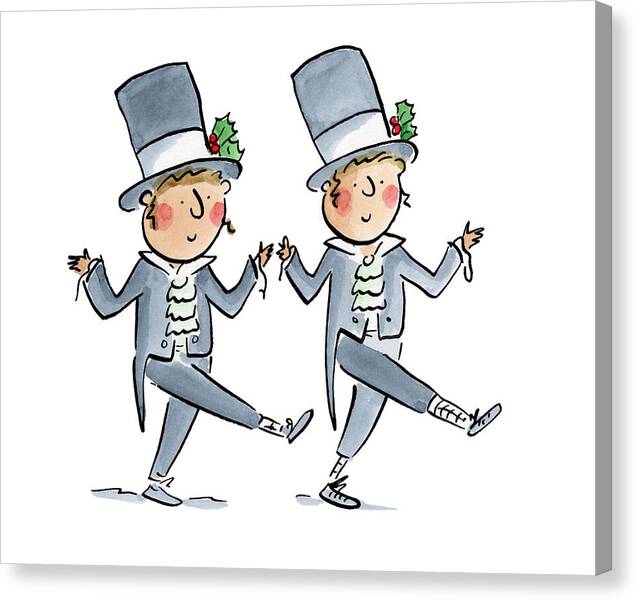 Victorian Christmas 1 - Canvas Print