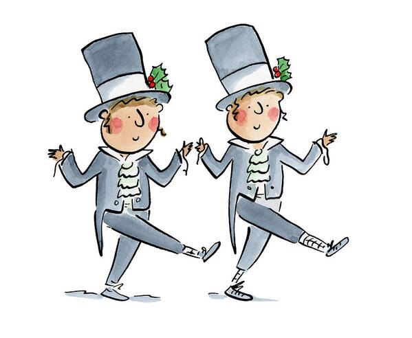 Victorian Christmas 1 - Art Print