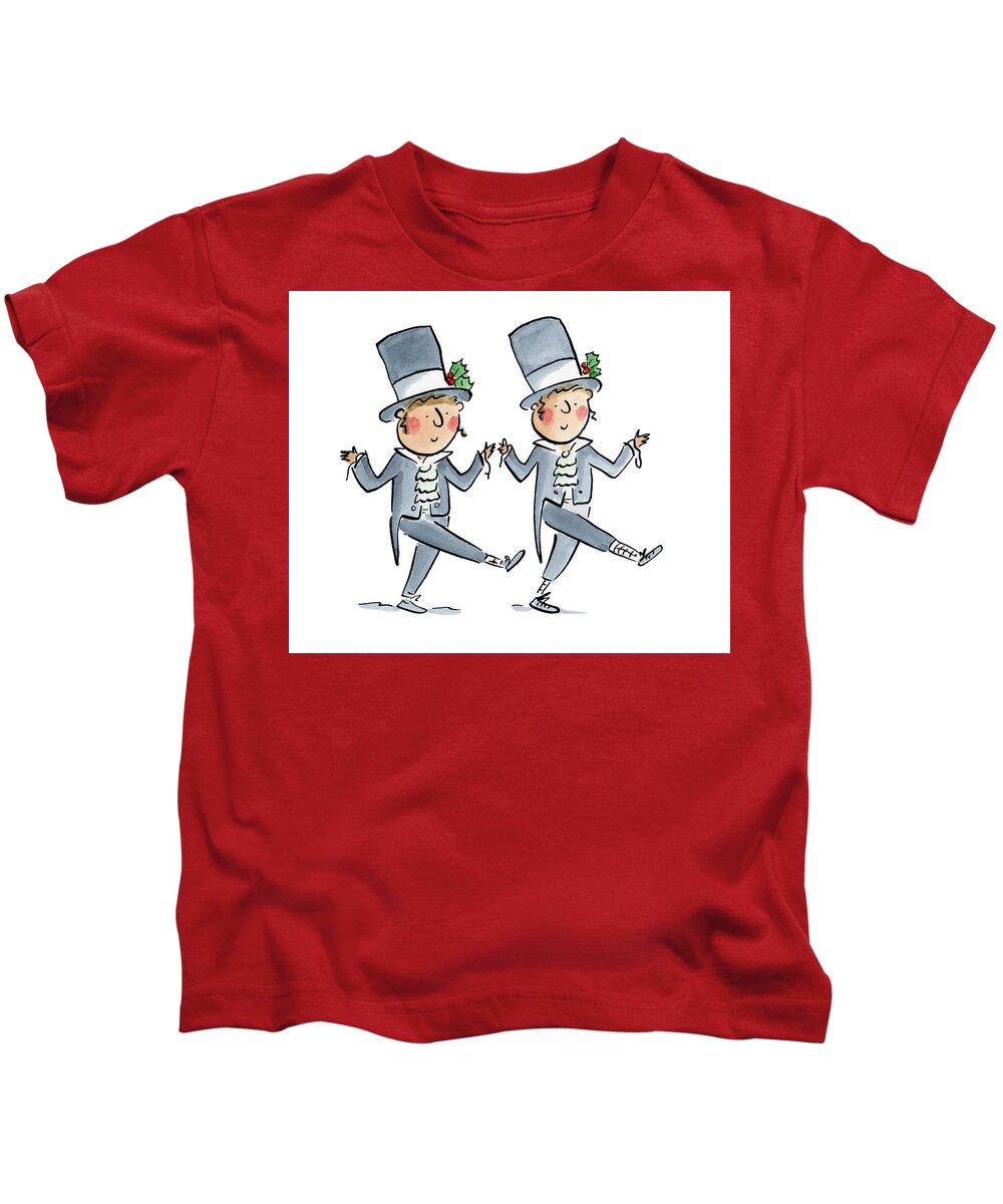 Victorian Christmas 1 - Kids T-Shirt