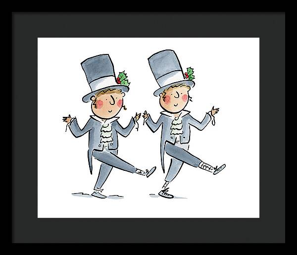 Victorian Christmas 1 - Framed Print