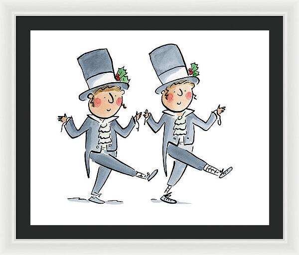 Victorian Christmas 1 - Framed Print