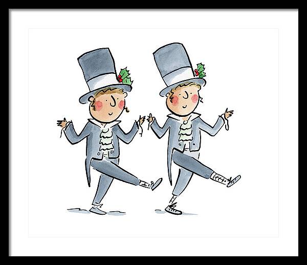 Victorian Christmas 1 - Framed Print