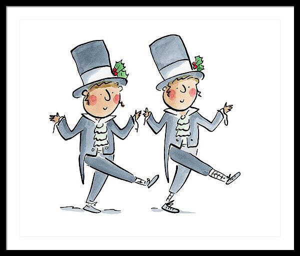 Victorian Christmas 1 - Framed Print