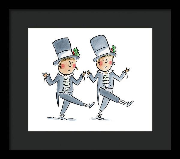 Victorian Christmas 1 - Framed Print