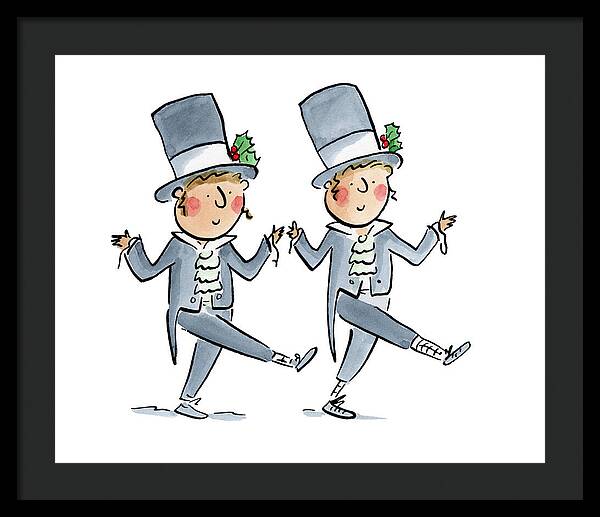 Victorian Christmas 1 - Framed Print