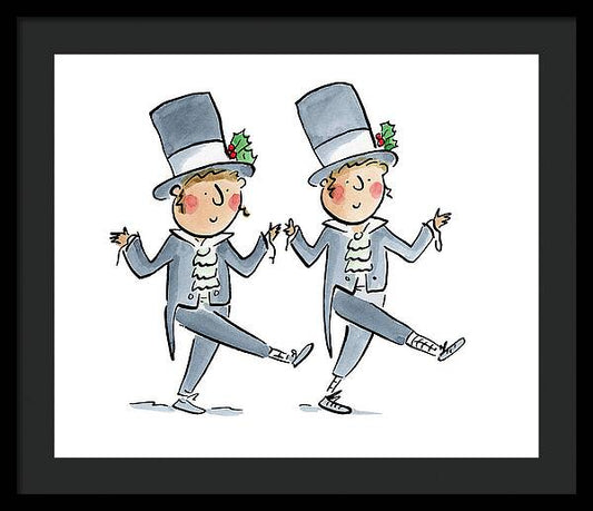 Victorian Christmas 1 - Framed Print