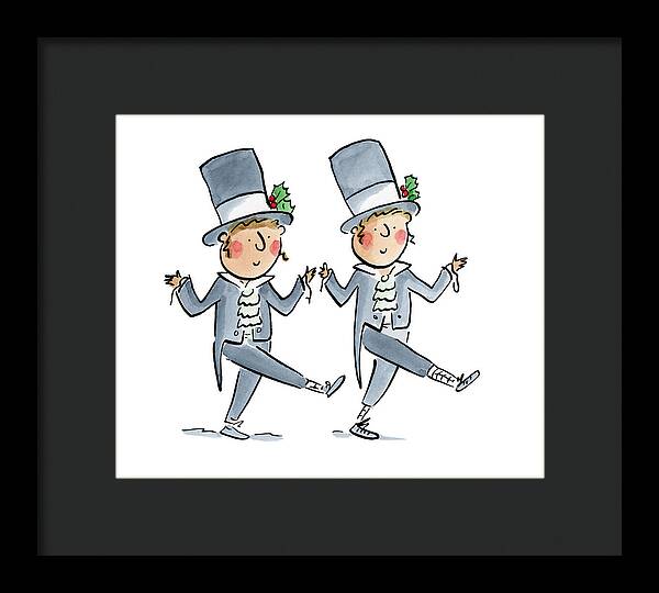 Victorian Christmas 1 - Framed Print