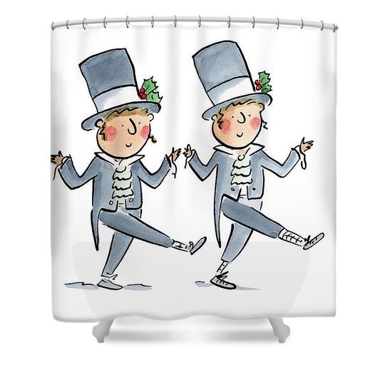 Victorian Christmas 1 - Shower Curtain