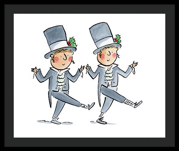 Victorian Christmas 1 - Framed Print