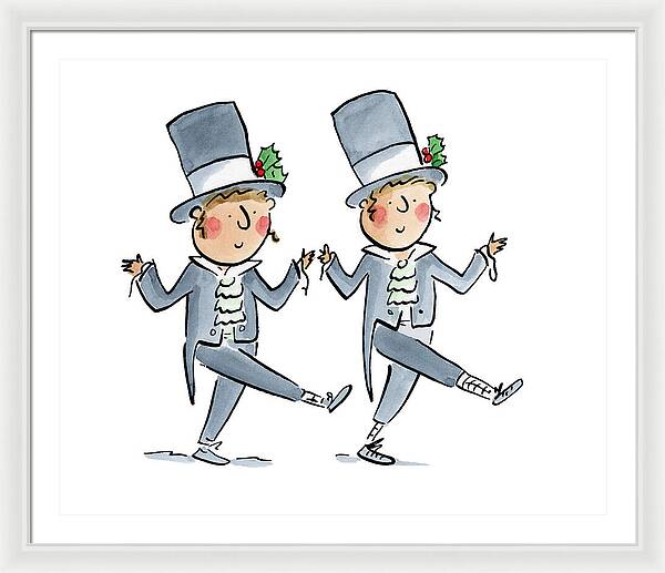 Victorian Christmas 1 - Framed Print