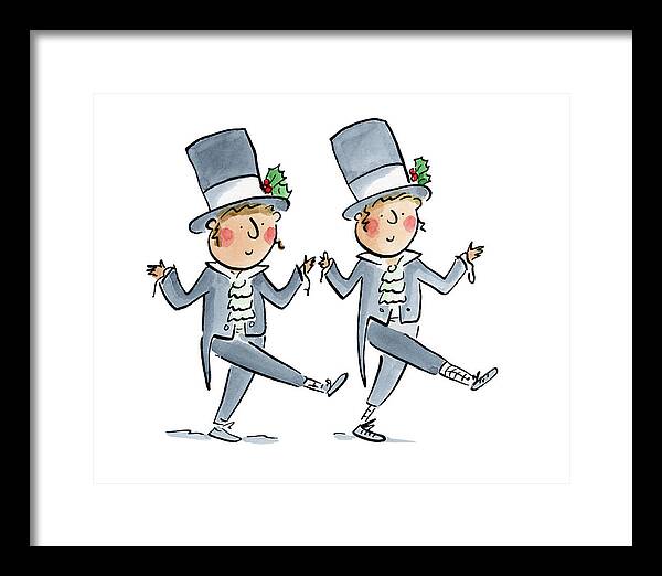 Victorian Christmas 1 - Framed Print