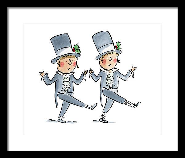 Victorian Christmas 1 - Framed Print