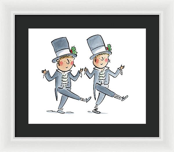 Victorian Christmas 1 - Framed Print