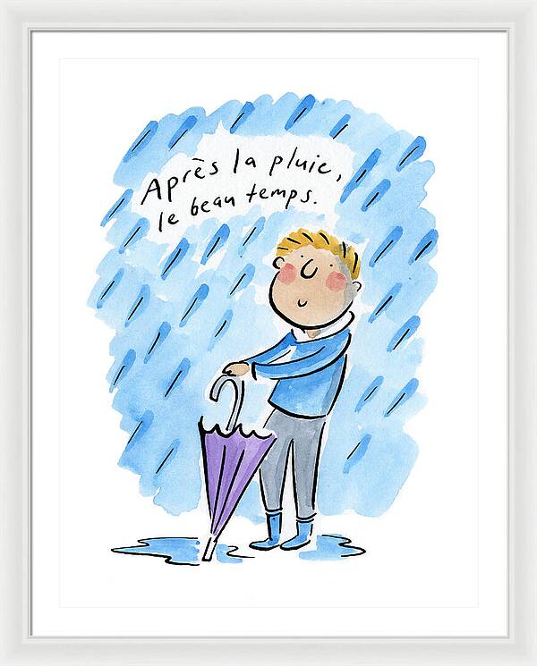 Apres la pluie, le beau temps 2 - Framed Print