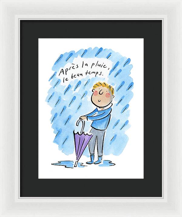 Apres la pluie, le beau temps 2 - Framed Print