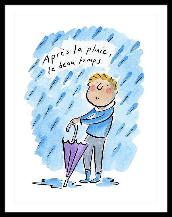 Apres la pluie, le beau temps 2 - Framed Print