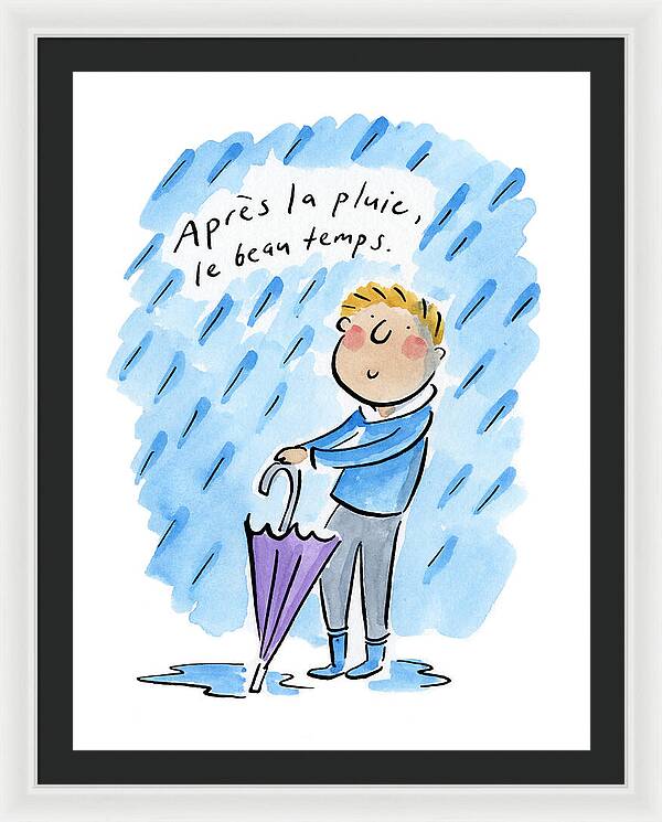 Apres la pluie, le beau temps 2 - Framed Print