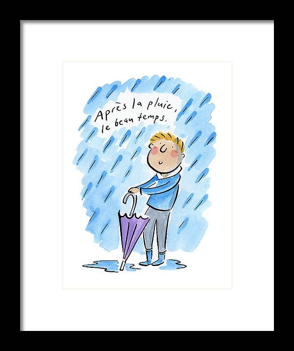 Apres la pluie, le beau temps 2 - Framed Print