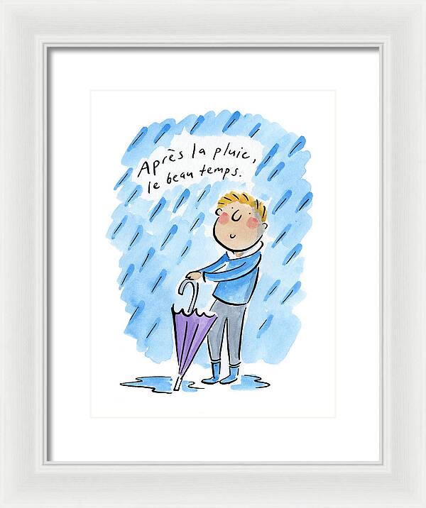 Apres la pluie, le beau temps 2 - Framed Print
