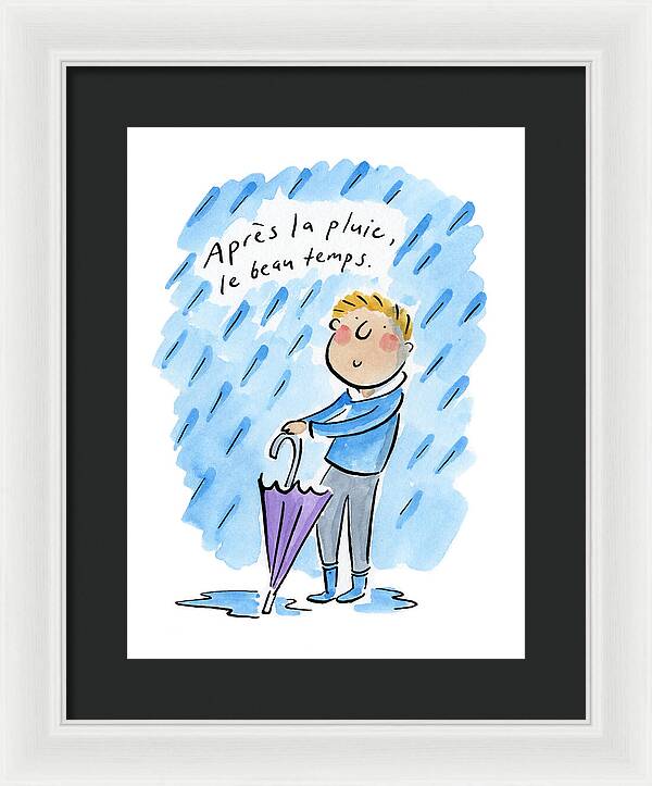 Apres la pluie, le beau temps 2 - Framed Print