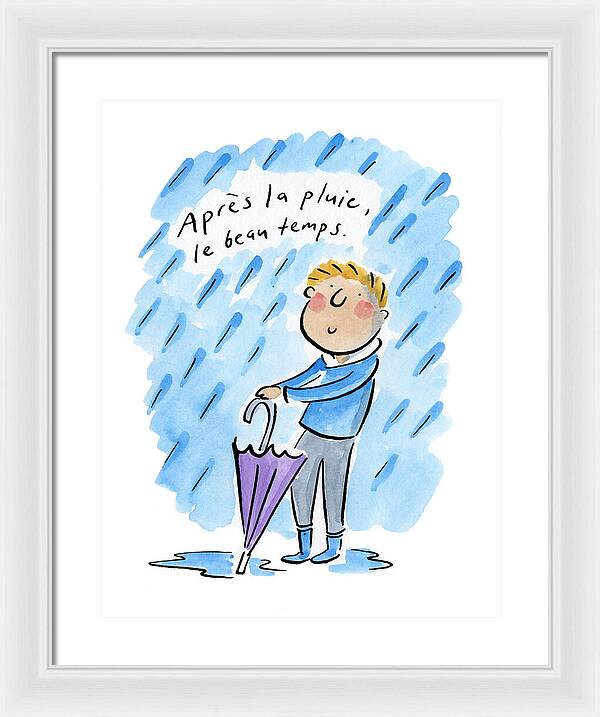 Apres la pluie, le beau temps 2 - Framed Print