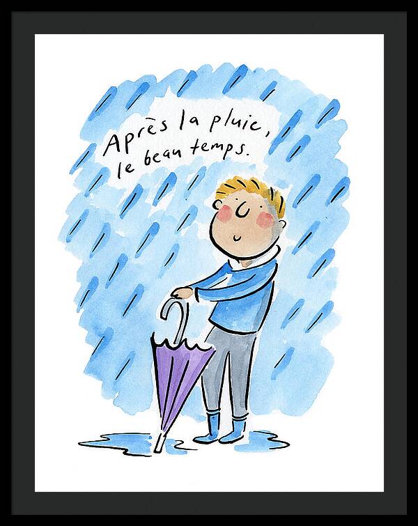 Apres la pluie, le beau temps 2 - Framed Print