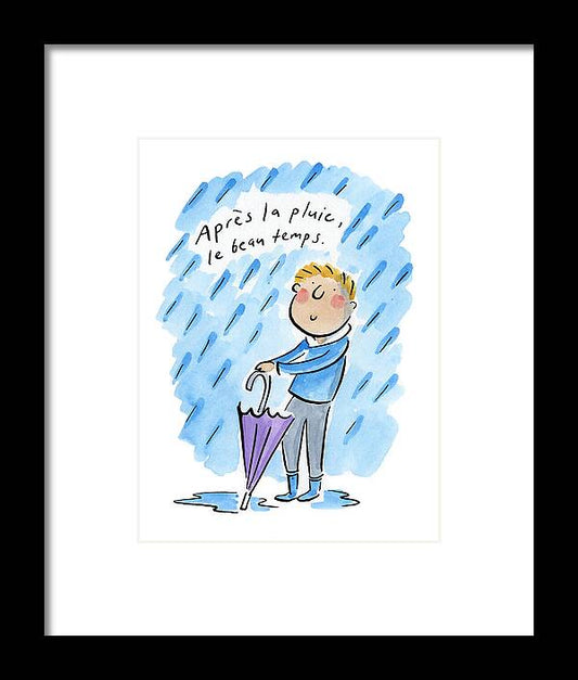 Apres la pluie, le beau temps 2 - Framed Print