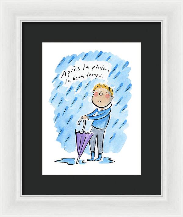 Apres la pluie, le beau temps 2 - Framed Print