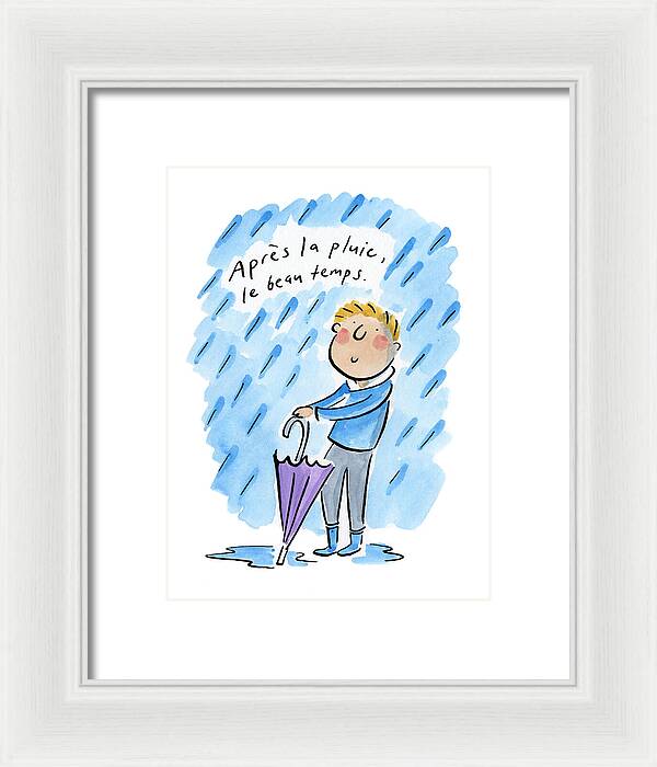Apres la pluie, le beau temps 2 - Framed Print