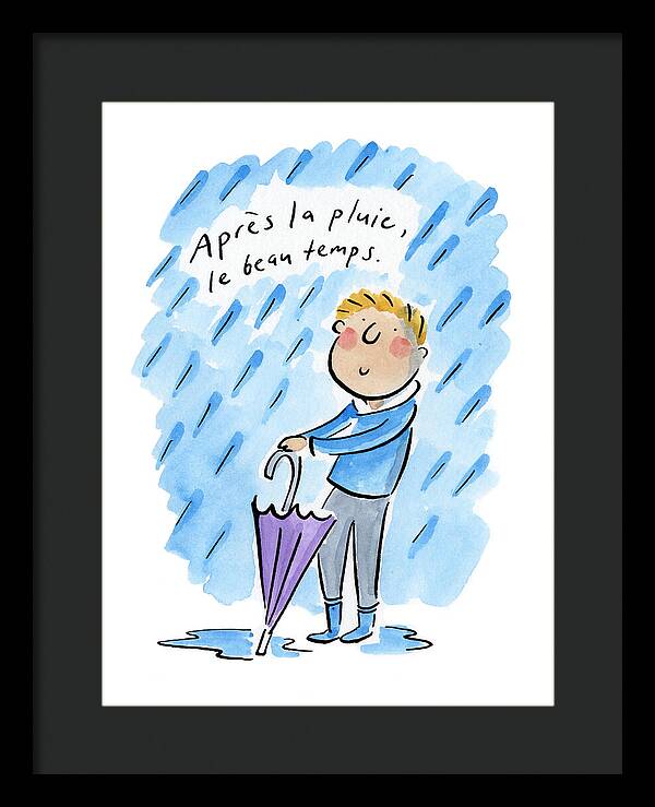 Apres la pluie, le beau temps 2 - Framed Print