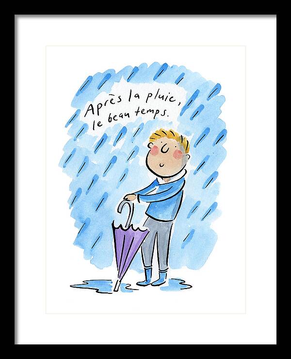 Apres la pluie, le beau temps 2 - Framed Print