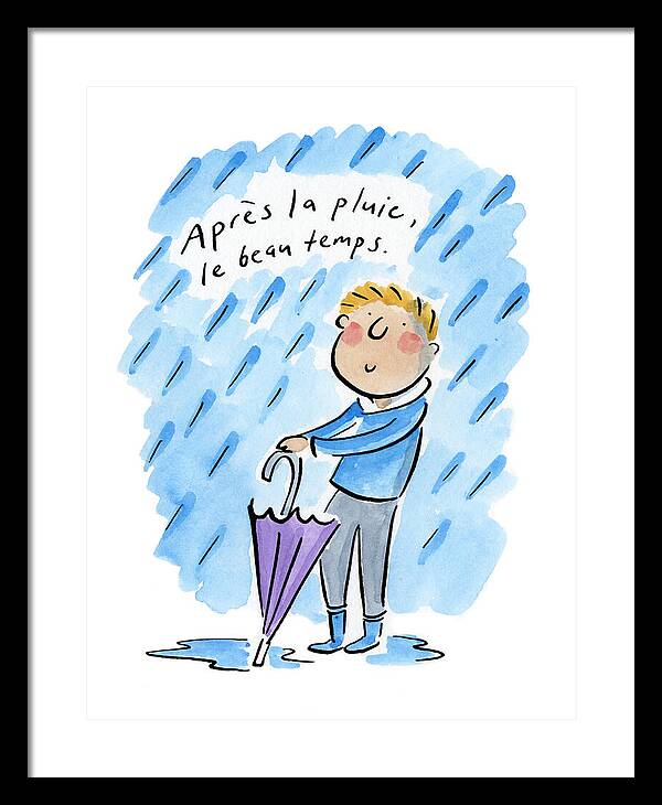 Apres la pluie, le beau temps 2 - Framed Print