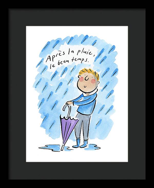 Apres la pluie, le beau temps 2 - Framed Print